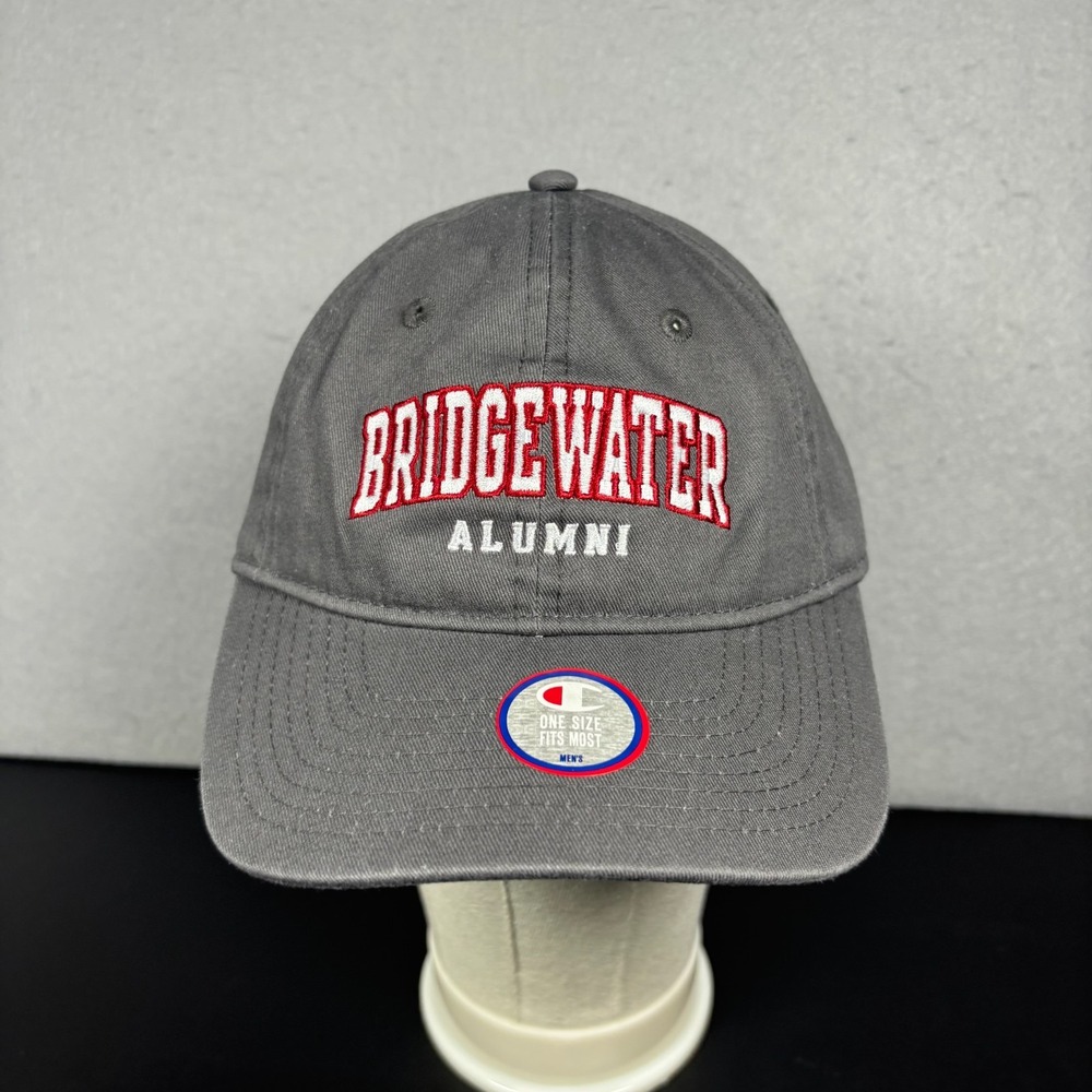 Bridgewater College Alumni Hat Gray Champion Baseball Cap Eagles Unisex Adult OS